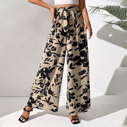 Zomerse Bloemprint Broek